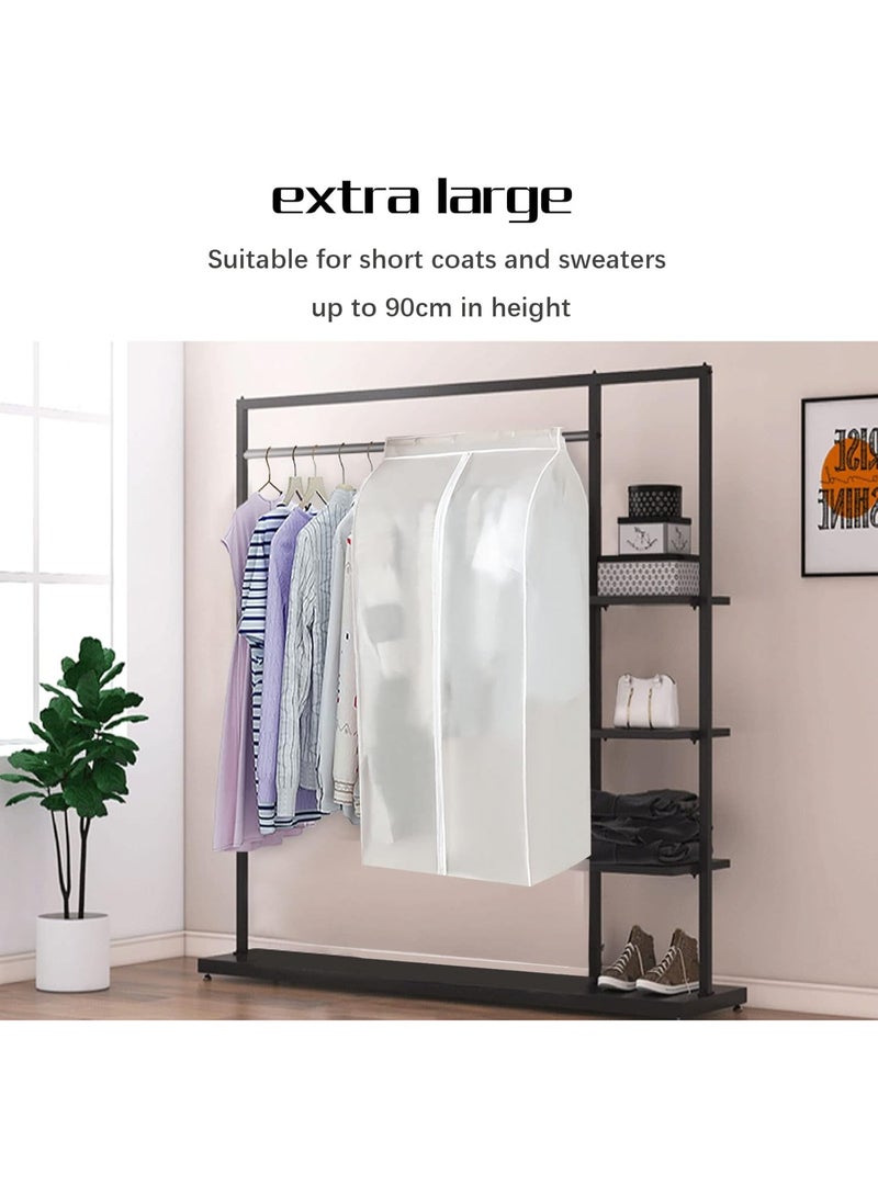 PTTIMFFM 2 PCS Clothing Storage Garment Bags, Thickened Moth-Proof & Dustproof Coat Covers for Wardrobes - Image 3